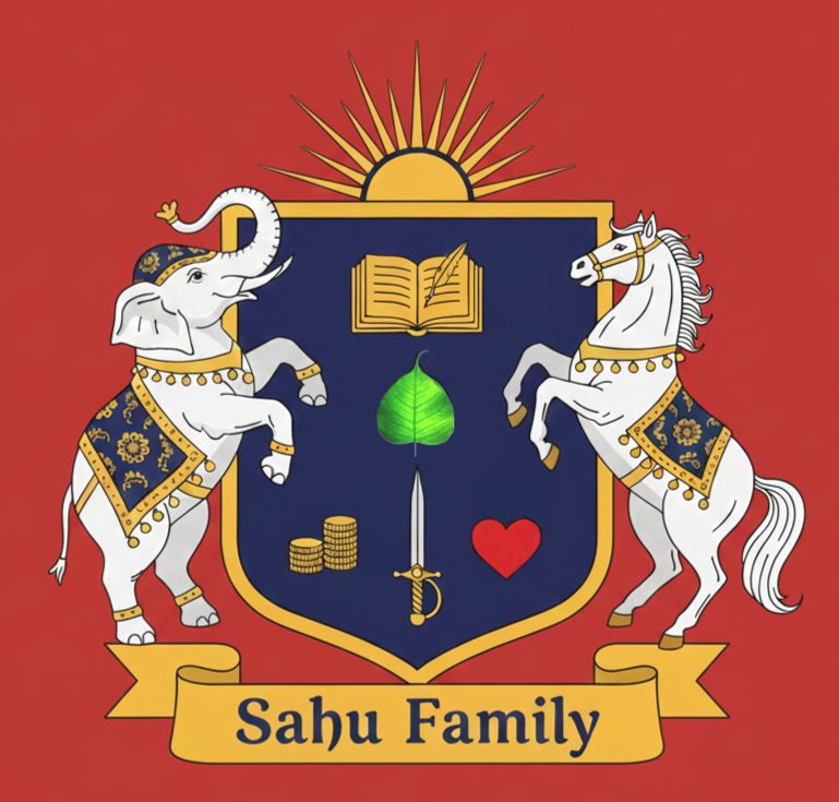 Sahu Family Crest